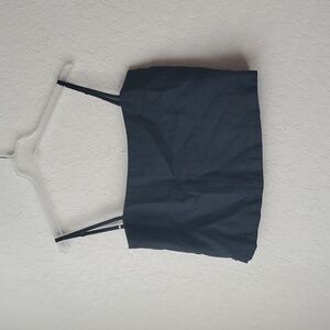 Assembly Label sz 14 100%  linen crop top spaghetti strap